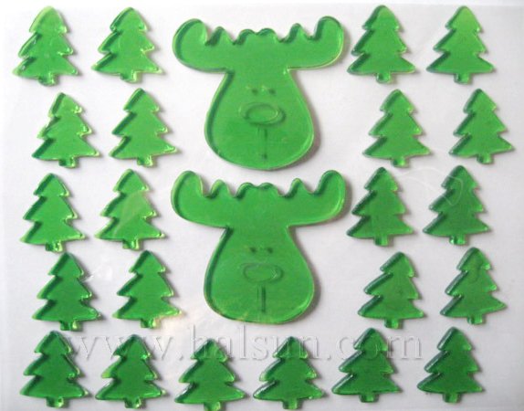 Christmas Gel Stickers_ Christmas Gel Window Stickers_ HSGWSB79