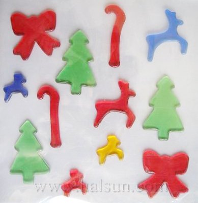 Christmas Gel Stickers_ Christmas Gel Window Stickers_ HSGWSB95