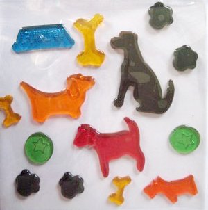 Dog Gel Stickers_ dog Gel Window Stickers_ HSGWSB30