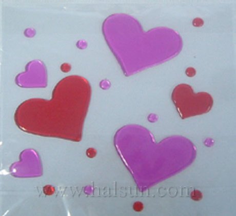Heart Gel Stickers_Gel Window Stickers_HSCG9013