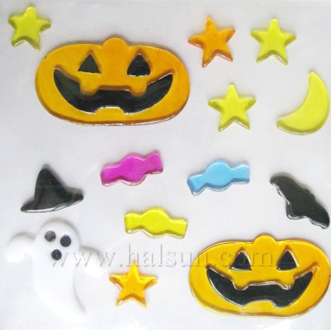 Holloween Gel Stickers_ Holloween Gel Window Stickers_ HSGWSB26