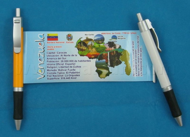 Banner Pens_Scroll Pen_Flag Pen_ Pull out Pens_ HSBANNER-5A