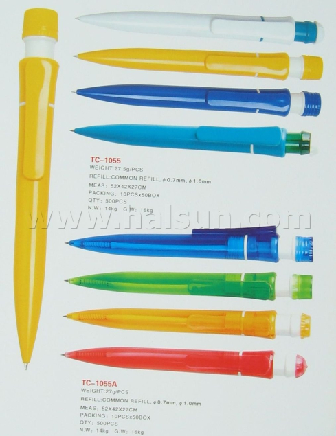 Retractable-ball-pens-HSTC1055--HSTC1055A-jumbo-pens