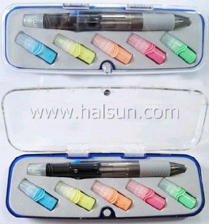 multicolor pen plus hightligher combo_HSQFH989TSET