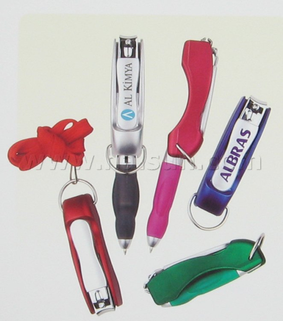 Ball_Pens_HSMH-318_ nail cutter pen_ lanyard pen_multi function pen combo_  mini pen