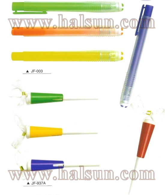 HSJF003_ HSJF937A_ eraser pen_ lanyard pens