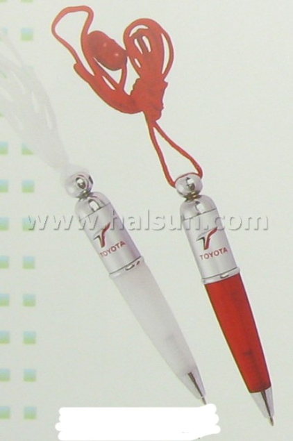 Plastic Pens_ HSRS2050-LANYARD_ lanyard pens