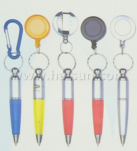 Plastic Pens_ HSRS2050-RETRACTABLE-REEL_ retractable reel pens