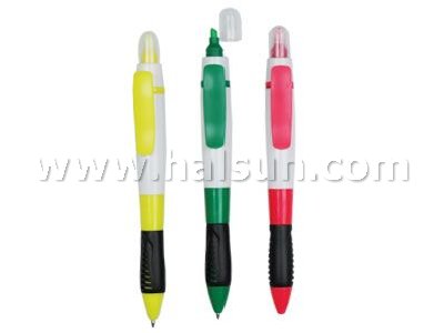 higlight-ball-pens-two-function-pens-HSXH0701-multi-color-pens_001