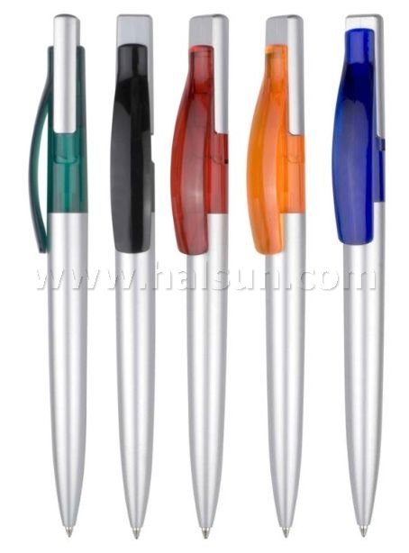 Ball Pens_HSFH051S_silver barrel