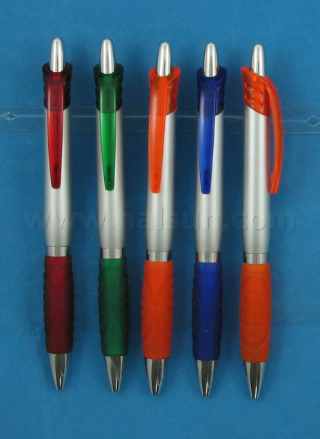 HSYH3213S_ silver barrel_ rubber coated special shape grip gives you comfortable  writing experiences 