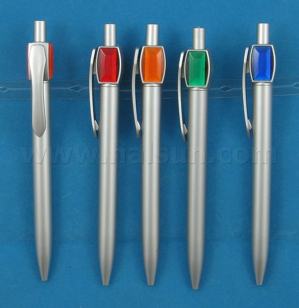 HSYH3216S_ diamond pen_ silver pen with plastic diamonds