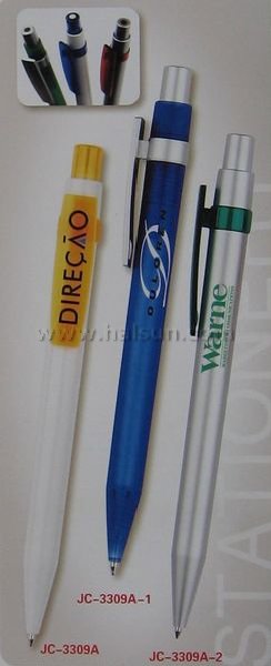 Plastic Ballpoint Pens_HSJC-3309A-1_HSJC3309A_HSJC-3309-2