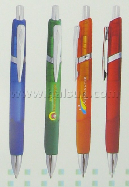 Plastic Pens_ HSRS2030_Metal clip pen