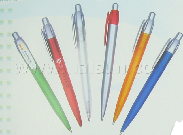 Plastic Pens_ HSRS806F_ frosted barrel pen