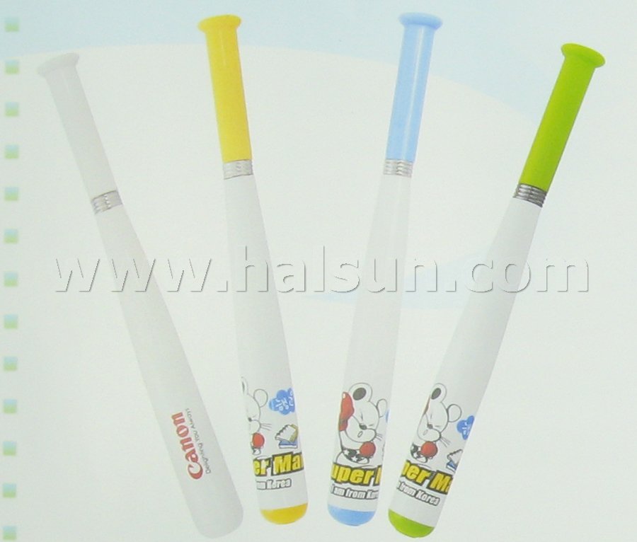 Plastic Pens_ HSRS881_baseball bat pen
