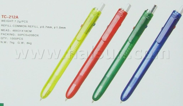 Retractable-ball-pens-HSTC212A