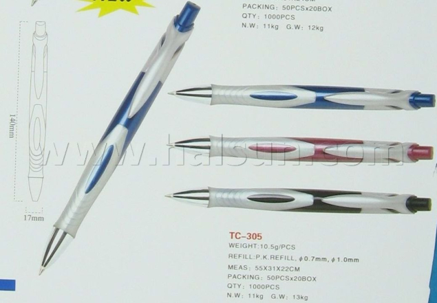 Retractable-ball-pens-HSTC305