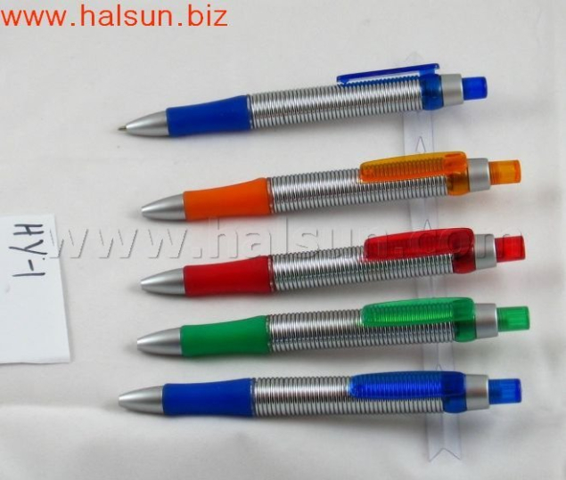 metal spring pens_ flexible pens_HSHY-1