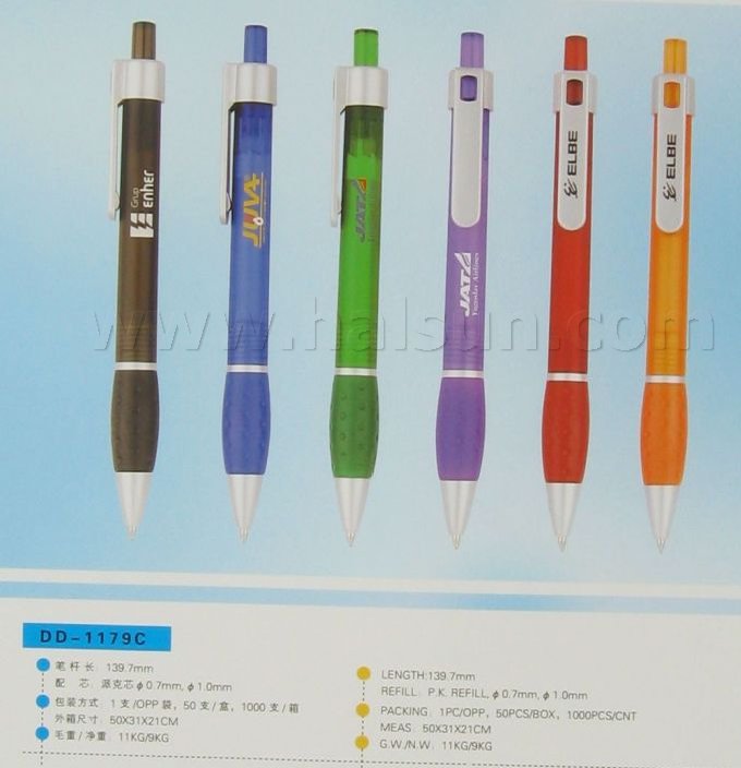 Retractable ball pens