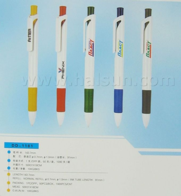 Retractable ball pens