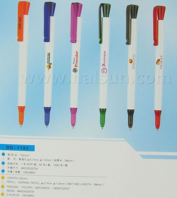Retractable ball pens