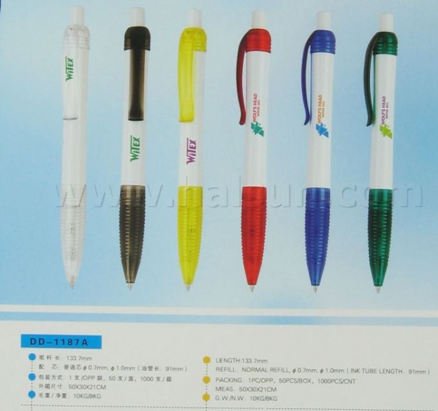 Retractable ball pens