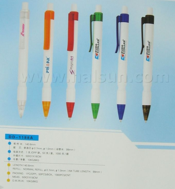 Retractable ball pens