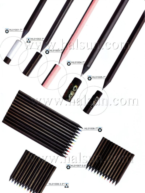 Black Wood pencil_ color pencil_carbon wood pencil