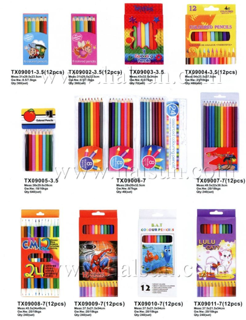 Color pencils packs_ Multi color pencils_3_5 inches 12 color pencils_8 color pencils_12 color pencils