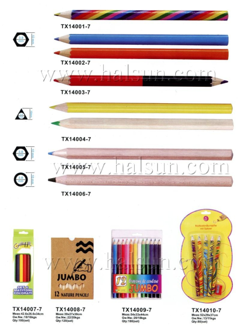 big pencils_dual tip crayon pencils 3_8MM diameter pencils_