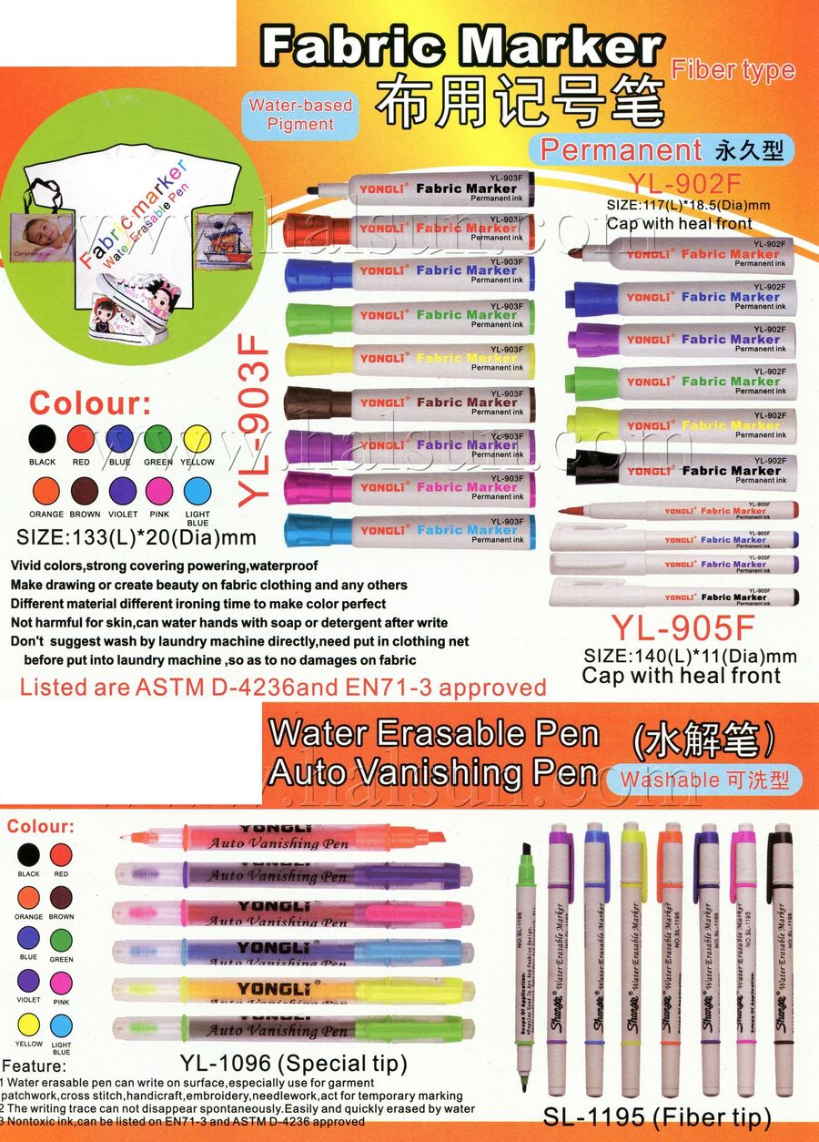 Fabric Marker,Washable Marker,Secret Pens Fabric Marker,Washable Marker,Secret Pens