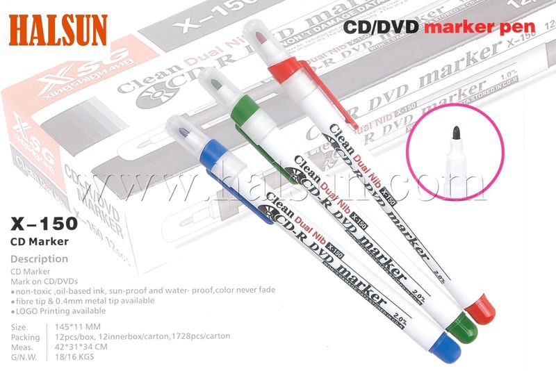 CD marker,DVD marker,BlueRay Marker,HSZCX-150