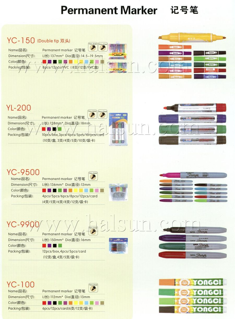 Permanent Marker,YC-150 Permanent Marker,YC-150