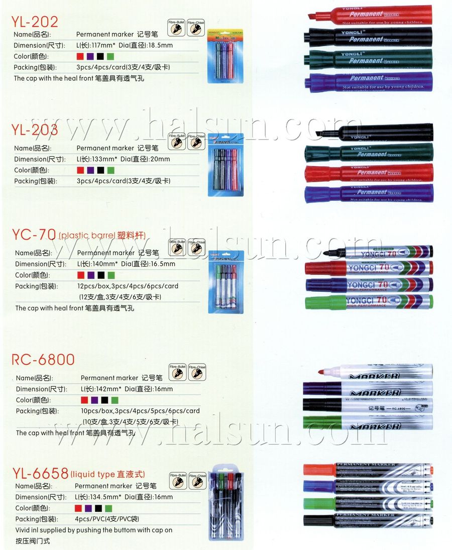 Permanent Marker,YL-202 Permanent Marker,YL-202