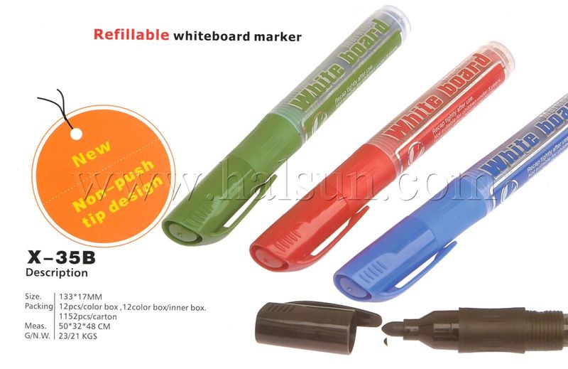 Refillable whiteboard marker,HSZCX-35B