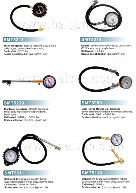 Heavy Duty Dial Type Tire Gauges,Truck tire gauges,SMT5213