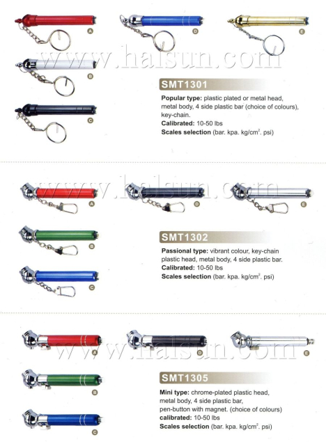 Mini Pen Tire Gauges with keyrings,SMT1301