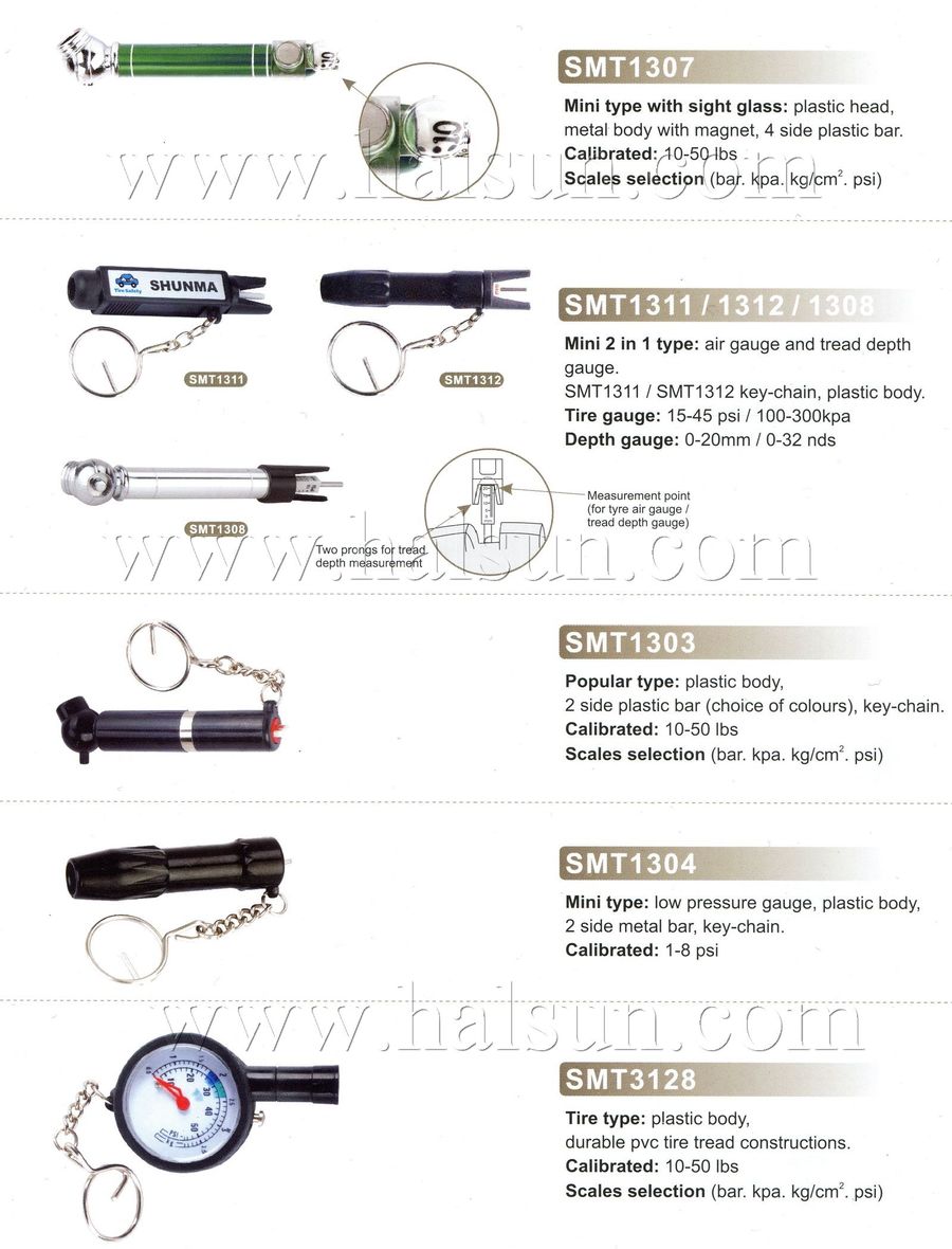 Mini Tire Gauges,Tire depth Gauges,SMT1303