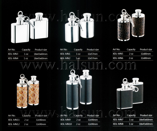 Cusotm Mini Portable flasks with keyrings,metal-hip-flasks-2016_03_28_14_59_03