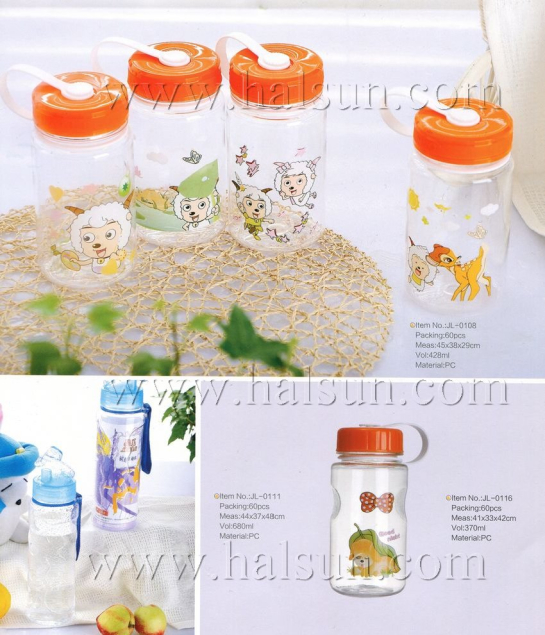 PC material water bootles,printed water bottles,promotional water bottles,428ml,JL-0108