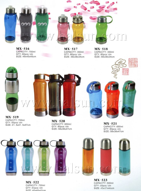 Steel strengthen PC water bottles,promotional water bottles