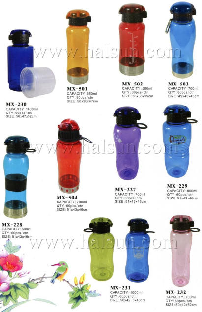 one-hand push button water bottles,700ml,600ml,MX-228