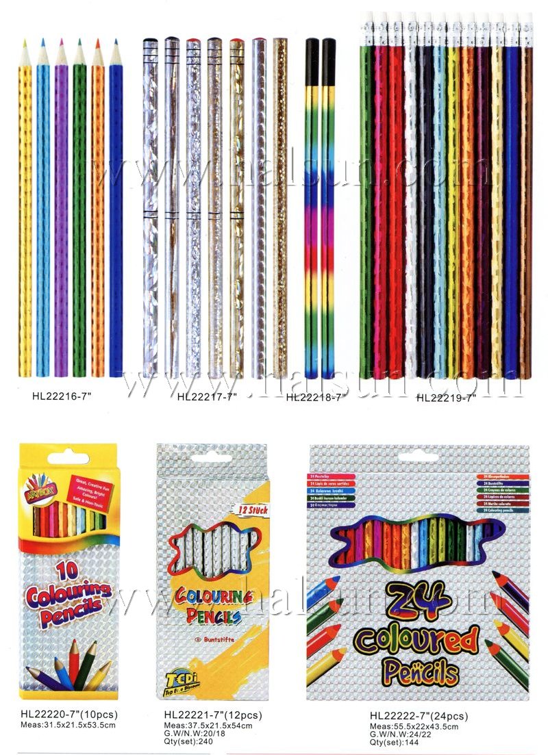 Glitz & Laser Gem Pencils,color pencils