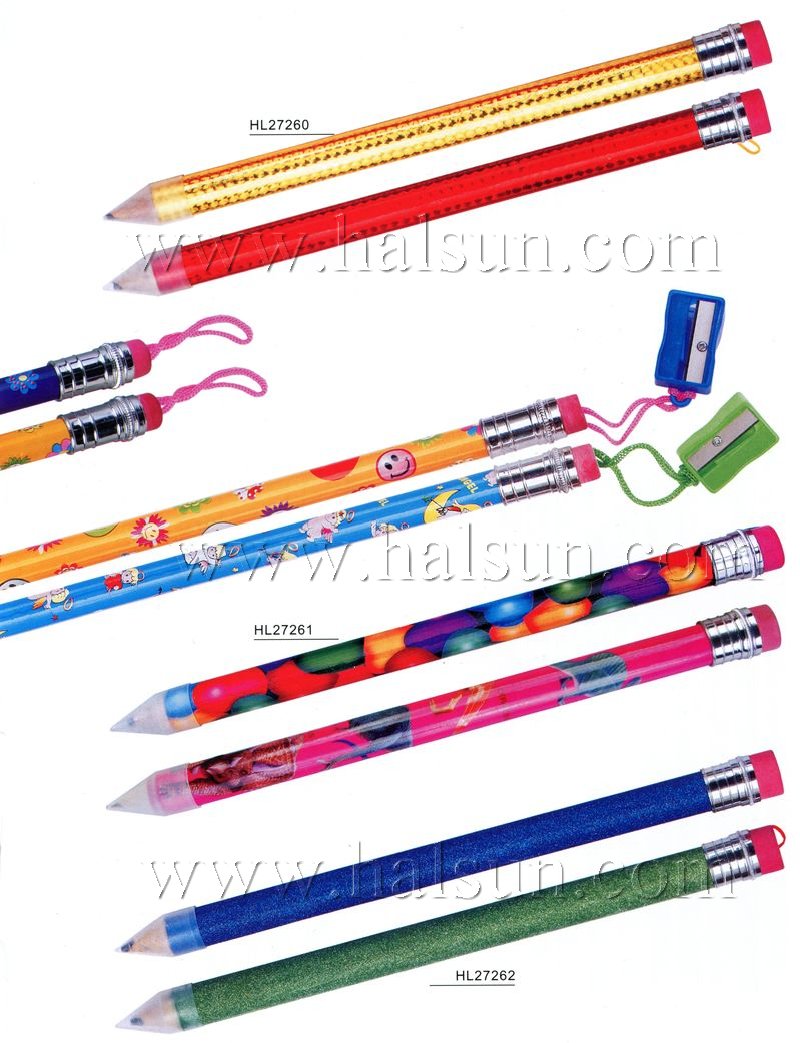 Jumbo Pencil with pencil eraser and sharpener Jumbo Pencil with pencil eraser and sharpener