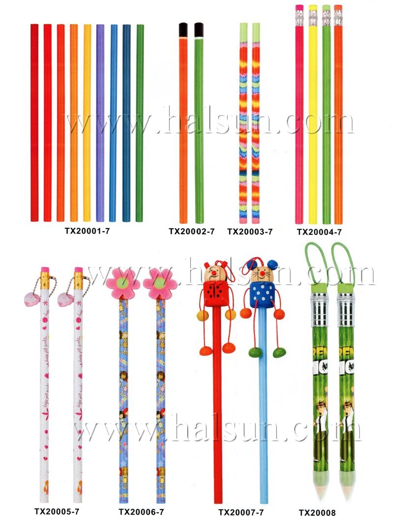 Novelty Pencils,Neopn barrel pencils