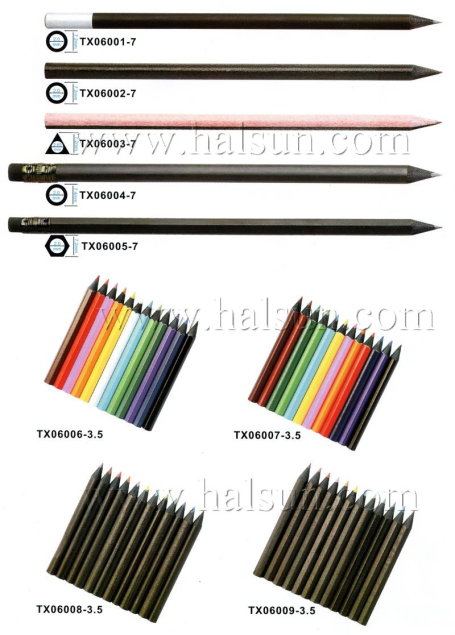 Soften wood pencil with eraser, soften wood color pencil,soften black wood eraser attached