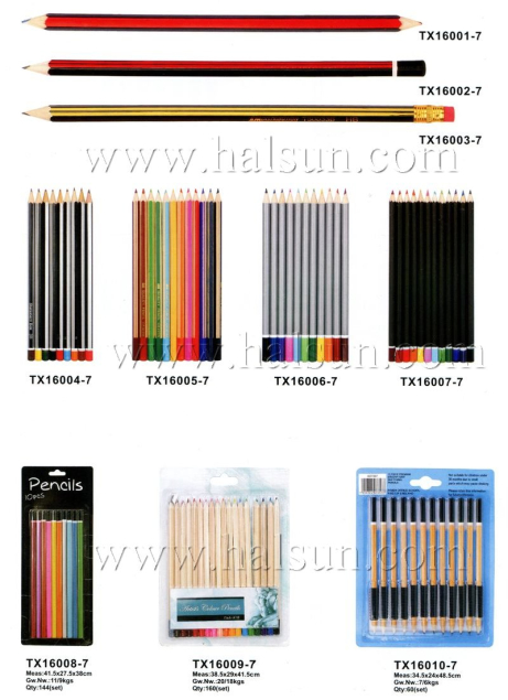 Stripe paint dipped pencils,stripe dipped color pencils