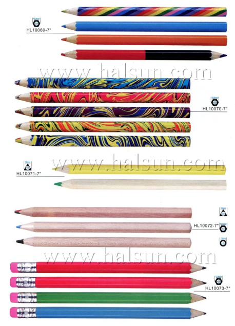 jumbo pencil,7 inches stout big pencils,Hexagonal pencils,triagle pencils